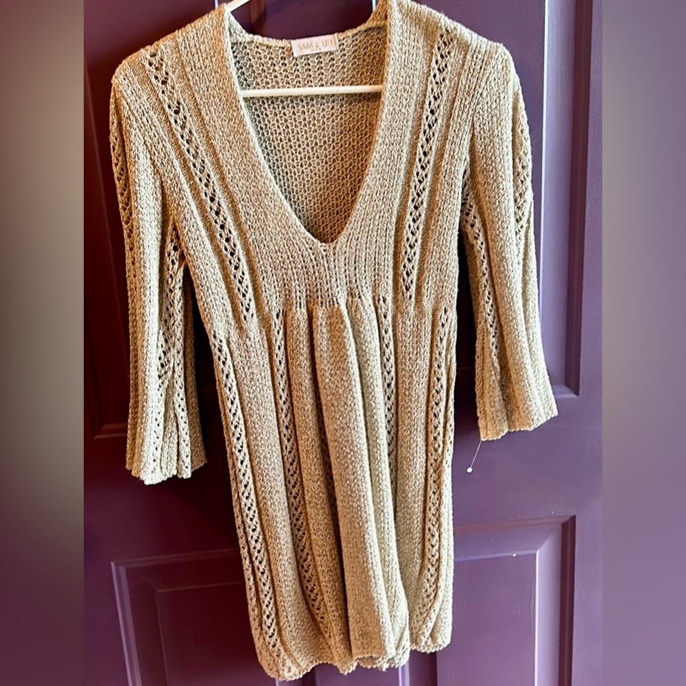 Sam & Lily Paris Women’s Tunic Top/Dress M Lightweight Spring Versatile